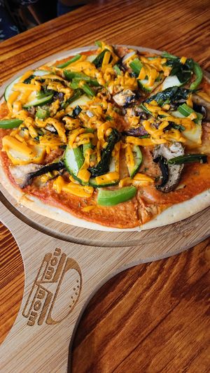 Primavera pizza at nomVnom Bistro - Clarke Quay in Central Singapore