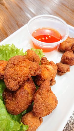 Mexican mushroom nuggets at nomVnom Bistro - Clarke Quay in Central Singapore