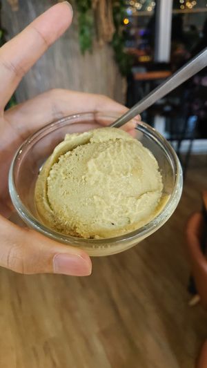 salted avocado ice cream at nomVnom Bistro - Clarke Quay in Central Singapore