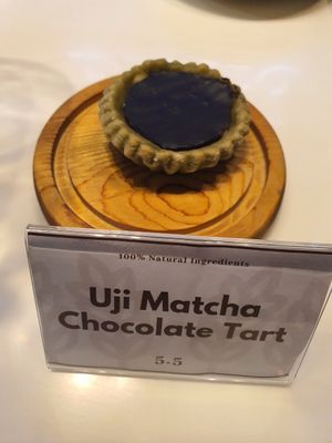 Uji Matcha Chocolate Tart ~ at nomVnom Bistro - Clarke Quay in Central Singapore
