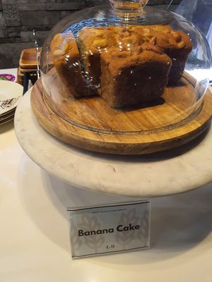 Banana cake 😍 ~ at nomVnom Bistro - Clarke Quay in Central Singapore
