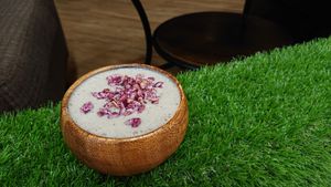 soy banana smoothie at nomVnom Bistro - Clarke Quay in Central Singapore