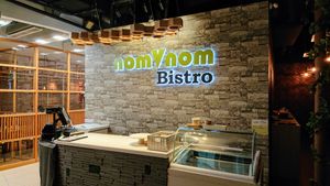 cashier counter at nomVnom Bistro - Clarke Quay in Central Singapore