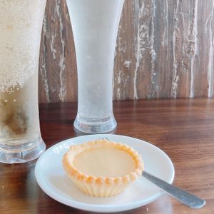 Vegan eggtart  at nomVnom Bistro - Clarke Quay in Central Singapore