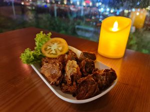 Burdock spring rolls at nomVnom Bistro - Clarke Quay in Central Singapore