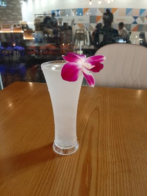 Coconut water at nomVnom Bistro - Clarke Quay in Central Singapore