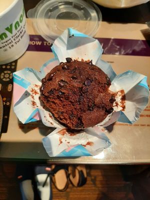 Chocolate muffin 😋 at nomVnom Bistro - Clarke Quay in Central Singapore