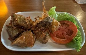 Burdock root spring rolls  at nomVnom Bistro - Clarke Quay in Central Singapore