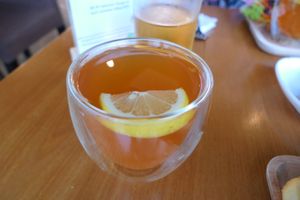 Cold Lemon Passionsfruit tea at nomVnom Bistro - Clarke Quay in Central Singapore