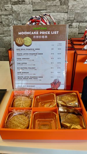 Vegan Mooncakes at nomVnom Bistro - Clarke Quay in Central Singapore
