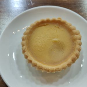 Vegan egg tart, nice! at nomVnom Bistro - Clarke Quay in Central Singapore