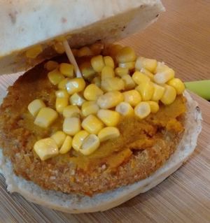 Daal burger  at nomVnom Bistro - Clarke Quay in Central Singapore