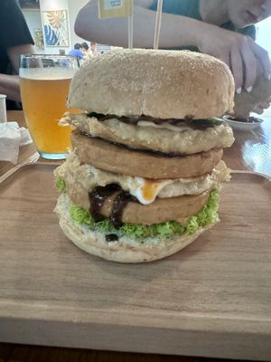 Double patty   at nomVnom Bistro - Clarke Quay in Central Singapore