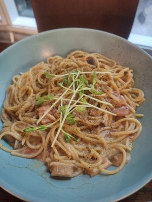 Carbonara at nomVnom Bistro - Clarke Quay in Central Singapore