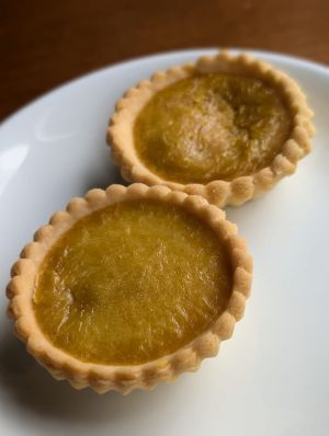 Lots of choices to choose from. We had a mushroom type burger, a soy beef type patty with black bean sauce, some fried mushrooms, and some egg tarts (especially tasty egg tarts). at nomVnom Bistro - Clarke Quay in Central Singapore