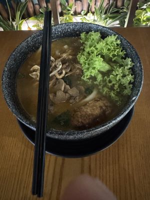 Shacha Lion’s Mane Udon  at nomVnom Bistro - Clarke Quay in Central Singapore