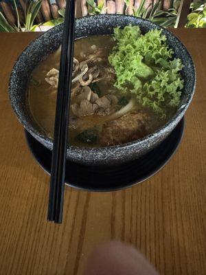 Shacha Lion’s Mane Udon  at nomVnom Bistro - Clarke Quay in Central Singapore
