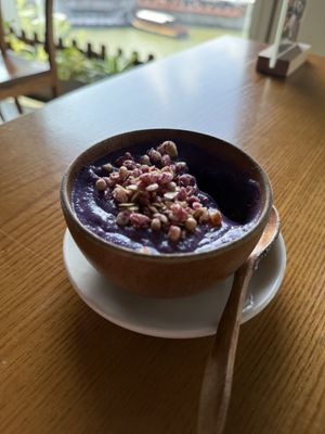 Sweet potato smoothie   at nomVnom Bistro - Clarke Quay in Central Singapore