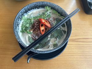 Creamy pho   at nomVnom Bistro - Clarke Quay in Central Singapore