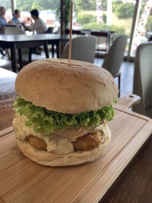 QQ cheezy burger  at nomVnom Bistro - Clarke Quay in Central Singapore