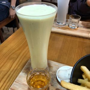 Avocado shake at nomVnom Bistro - Clarke Quay in Central Singapore