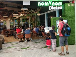 Restaurant front at nomVnom Bistro - Clarke Quay in Central Singapore