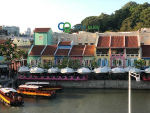 View  at nomVnom Bistro - Clarke Quay in Central Singapore