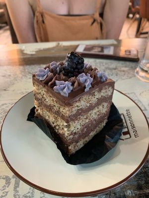 Chocolate Creme Cake  at nomVnom Bistro - Clarke Quay in Central Singapore
