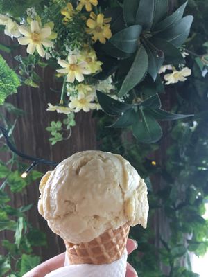 Durian ice cream  at nomVnom Bistro - Clarke Quay in Central Singapore