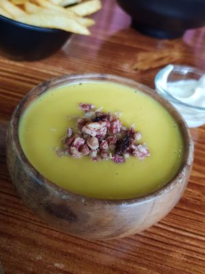 Soy pumpkin smoothie 🎃😍 at nomVnom Bistro - Clarke Quay in Central Singapore