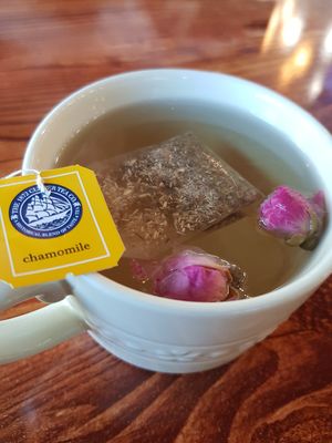 Camomile tea at nomVnom Bistro - Clarke Quay in Central Singapore