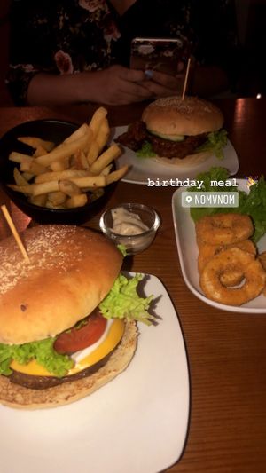 Temptation satay, truffle fries, golden rings and MLT at nomVnom Bistro - Clarke Quay in Central Singapore