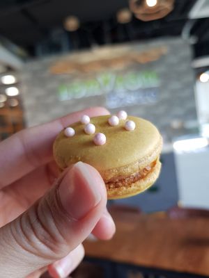 Peanut butter flavor Macaron at nomVnom Bistro - Clarke Quay in Central Singapore