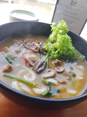 Shacha Lion's Mane Udon at nomVnom Bistro - Clarke Quay in Central Singapore