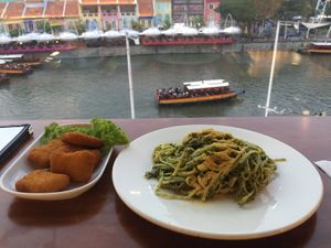 Beautiful view  at nomVnom Bistro - Clarke Quay in Central Singapore