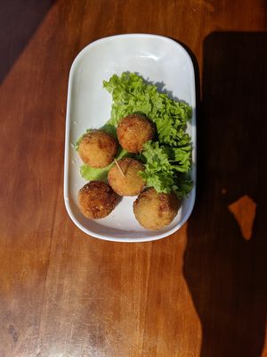Goro balls at nomVnom Bistro - Clarke Quay in Central Singapore