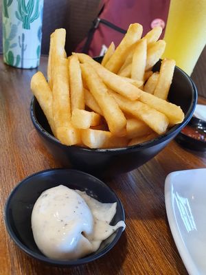 Truffle fries at nomVnom Bistro - Clarke Quay in Central Singapore