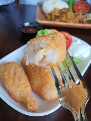 Sugarcane drumstick at nomVnom Bistro - Clarke Quay in Central Singapore