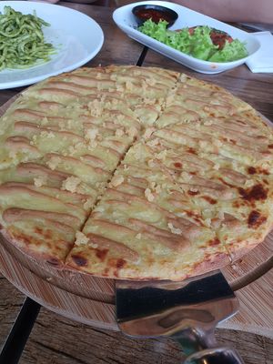 MSW Durian Pizza at nomVnom Bistro - Clarke Quay in Central Singapore