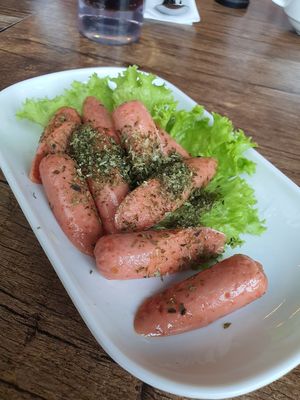 Seaweed sausage at nomVnom Bistro - Clarke Quay in Central Singapore