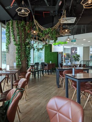 Inside of the café, very nice at nomVnom Bistro - Clarke Quay in Central Singapore