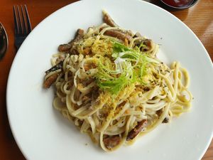 Truffle pasta  at nomVnom Bistro - Clarke Quay in Central Singapore