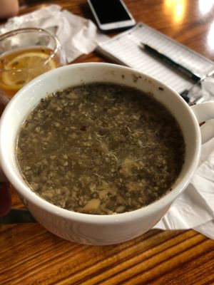 Truffle mushroom soup at nomVnom Bistro - Clarke Quay in Central Singapore