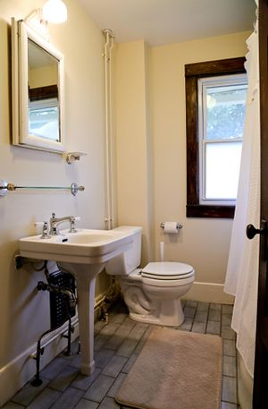 Bathroom at Tuxedo Cat Bed and Breakfast in Ithaca