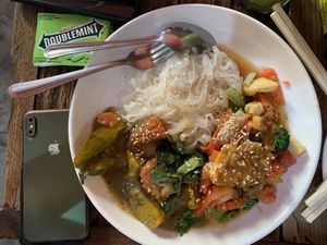 Glass noodle at La Carotte Qui Rit in Koh Tao