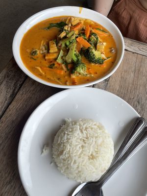 Curry  at La Carotte Qui Rit in Koh Tao