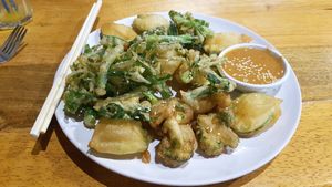 Tempura at La Carotte Qui Rit in Koh Tao