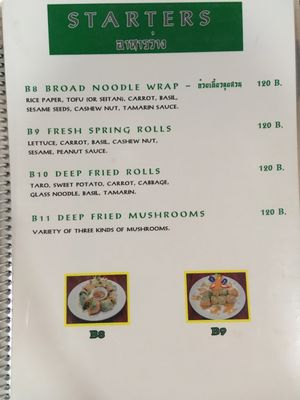 Menu 3 at La Carotte Qui Rit in Koh Tao