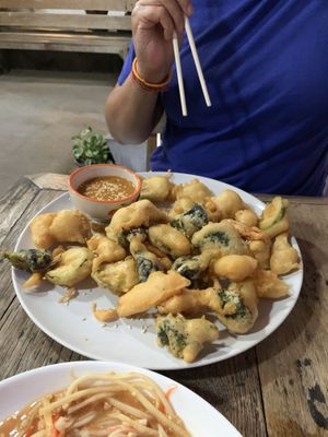 Tempura  at La Carotte Qui Rit in Koh Tao