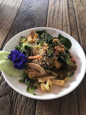 Glass Noodle Salad at La Carotte Qui Rit in Koh Tao